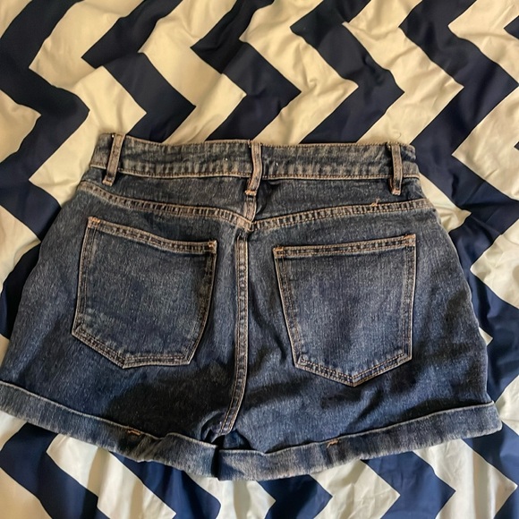 PacSun Mom Denim Shorts June Blue - Picture 3 of 3